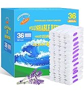 Effacera 36 Refills Disposable Toilet Bowl Paper Bulk Toilet Fresh Flushable Refills for Bathroom...