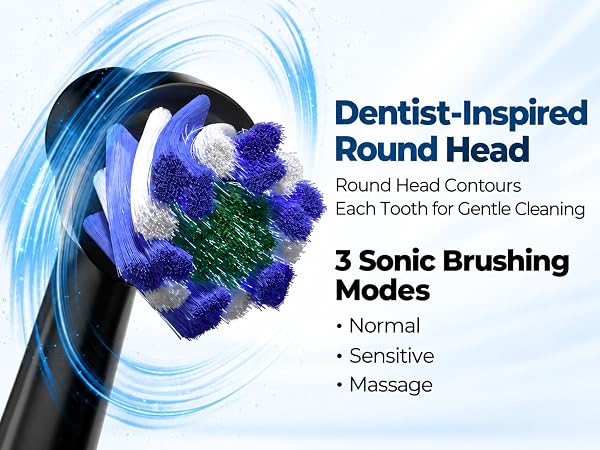 toothbrush with water flosser