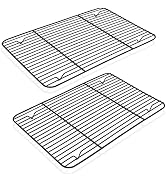 P&P CHEF Cooling Baking Rack Pack of 2, Stainless Steel Cooling Racks for Cooking Baking Roasting...