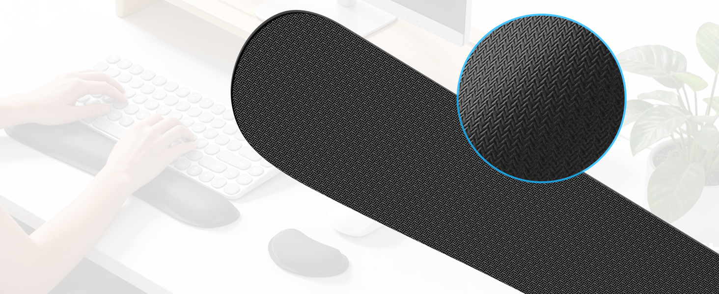 Non-slip rubber base