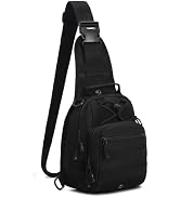 Tactical Backpack, Waterproof Military Cross-body Molle Sling Shoulder Backpack Chest Bag for Out...