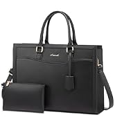 LOVEVOOK Laptop Tote Bag for Women, Office Work Bag Briefcase fit for 15.6 inch Laptop, Large Cap...
