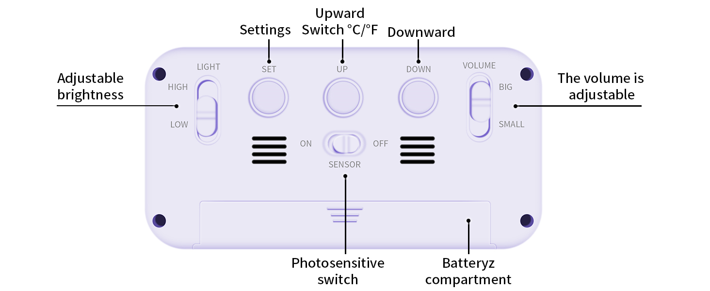 small digital clock