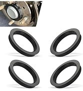 Dogary 4 PCS Automotive Wheel Hub Center Rings, Shock-absorbing Ring-shaped Wheel Hubs Replacemen...