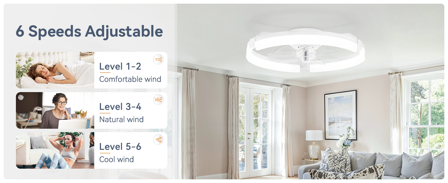 low profile ceiling fan with light