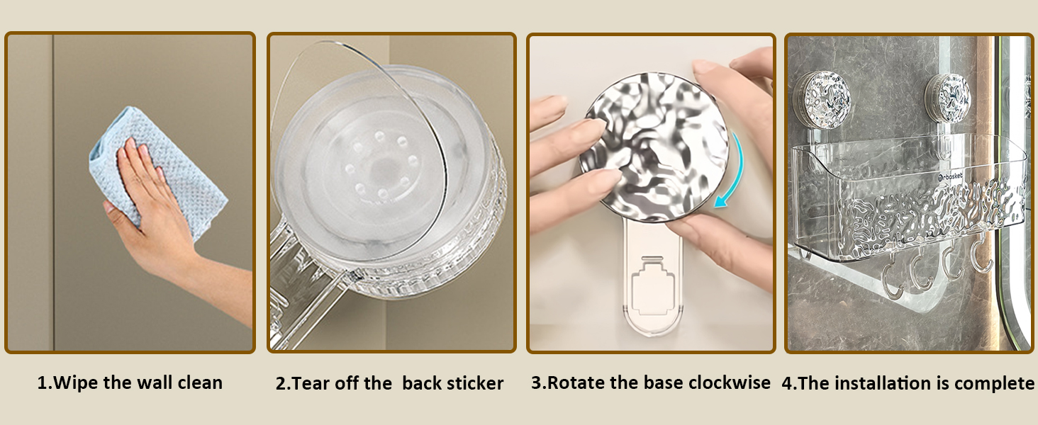 Bathroom Suction Caddy