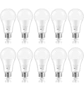 LED Light Bulbs, 100 Watt Equivalent A19 LED Bulbs, 13W 2700K Warm White 1500 Lumens Non-Dimmable...