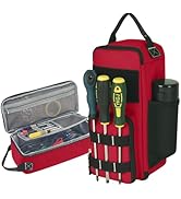 LAKE OF FIRE 12.6" Small Tool Bag Pouch for Men with Multiple Pockets, Waterproof Heavy Duty Tool...