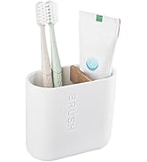 Toothbrush Holders Bamboo Electric Toothbrush Holder Bathroom Storage Organizer Countertop for To...