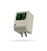 SHARGE USB C Charger, Retro 67 Power Display 3-Port Fast GaN Charger with Digital Rain, 67W Folda...