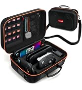 Switch 2 Case Compatible with Nintendo Switch 2, All-in-One Carrying Case with Card Slots & Zippe...