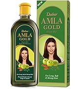 Dabur Amla Gold Hair Oil - Hair Serum with Amla Oil, Almond and Henna - Moisturizing Hair and Sca...