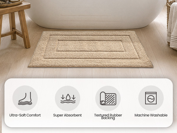 soft bath rug