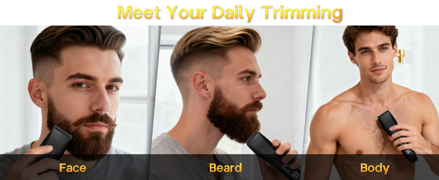 manscape beard trimmer for men