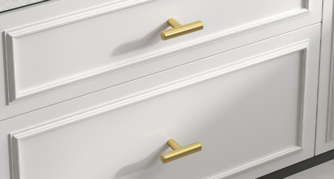gold drawer knobs