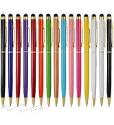 FIRCRE 15 Pack Stylus Pens for Touch Screens Stylus Pen Compatible with Phone Tablets Kindle and ...