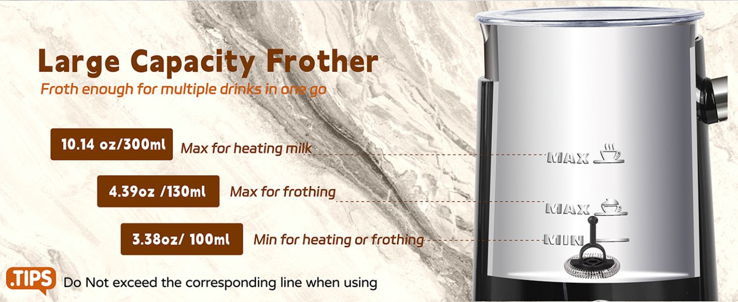 hougary milk frother