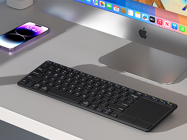 wireless keyboard with touchpad