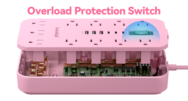 pink surge protector