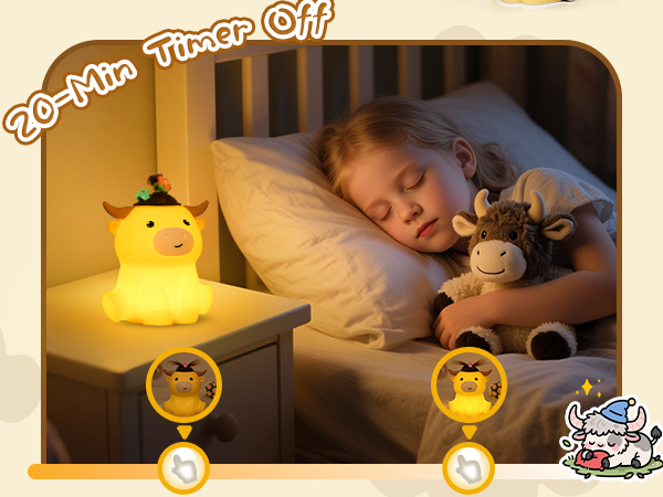 Highland Cow Night Light