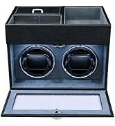Mcbazel Automatic Double Watch Winder with Storage Box, Watch Winders for 2 Watches, Quiet Motor,...