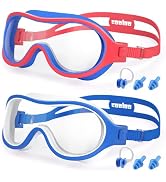 COOLOO Swimming Goggles for Kids 6-14, 2 Pack Kids Swim Goggles for Children Teens Anti-Fog Anti-...