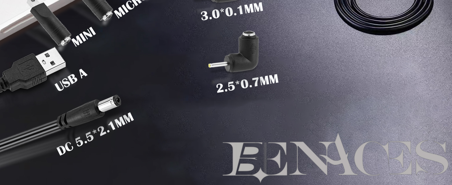 usb to dc power cable dc 5521 converter plugs dc power cord usb charger cable usb to dc power cord