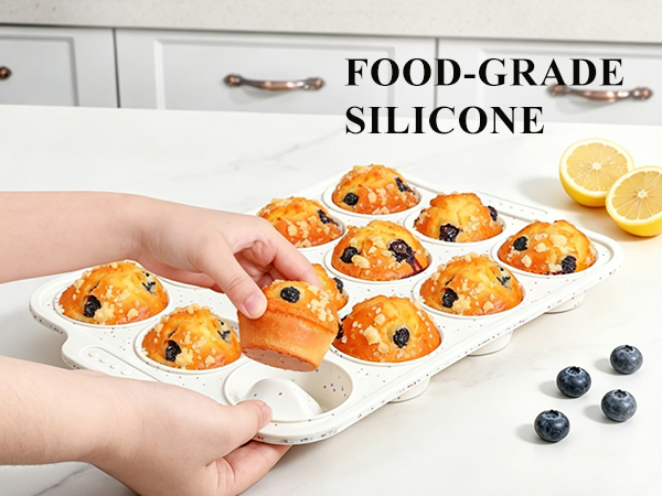 silicone muffin pan for baking