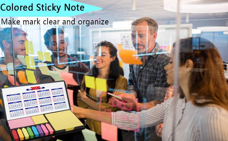 book sticky notes
