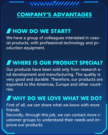 Superbat Company Advantage include sell coaxial cables adapters connectors antennas