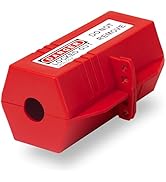 TRADESAFE Plug Lock for Lockout Tagout - 220 Volt Power Cord Lockout, Large Electrical Plug Lock,...