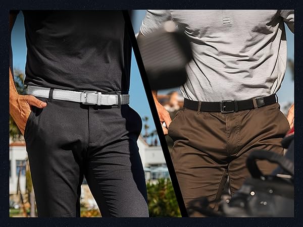stretch golf belt