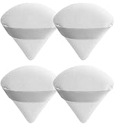 Powder Puff, WSYUB 4pcs Blender Puff Pure Cotton Face Soft Triangle Wedge Makeup Pad for Undereye...