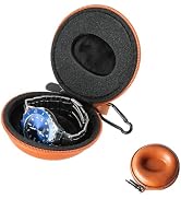 YANHHAN Single Watch Travel Case - Storage Box for Wristwatches & Smartwatches up to 50mm, Brown ...