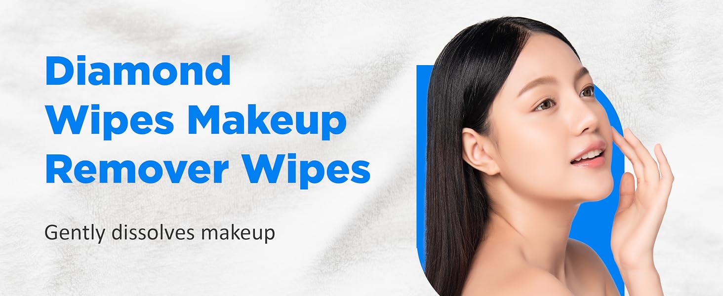 Diamond Wipes Makeup Remover Wipes