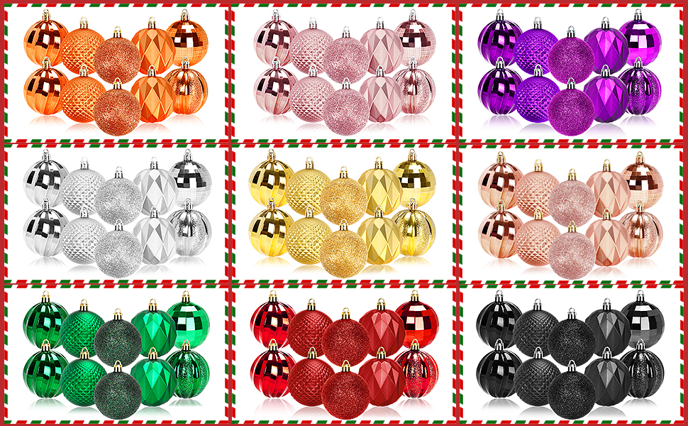 JULMELON Christmas Balls Ornaments