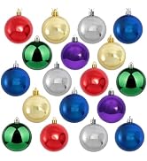 KTKDE Christmas Balls Decoration 36 Pcs/2.36in Christmas Tree Decorations Shatterproof Hanging Ch...