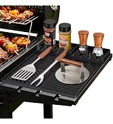 Griddle Mat Barbeque Grill Accessories Tools for Blackstone, Side Shelf Mat Grill Pad for Outdoor...
