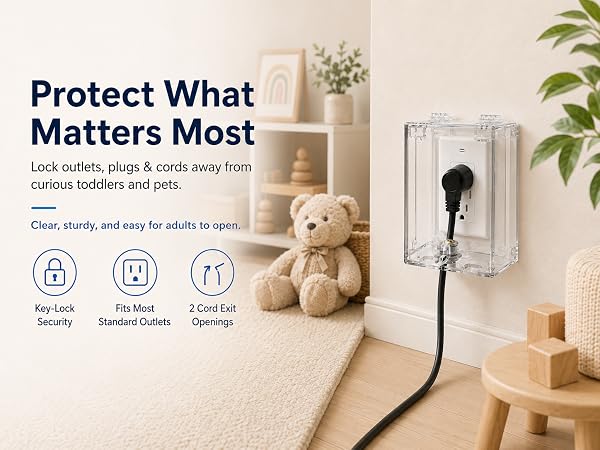 outlet lock box