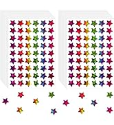 1620 Holographic Rainbow Star Stickers for Kids Reward, Behavior Chart, Student Planner and Schoo...