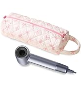 Baglemon Quilted Hair Tool Travel Bag for Hairdryers Curling Irons and Flat Irons Convenient Wide...