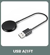 1FT for Samsung Galaxy Watch Charger Compatible with Watch 8/8 Classic/Ultra/7/6/6 Classic/5/5 Pr...