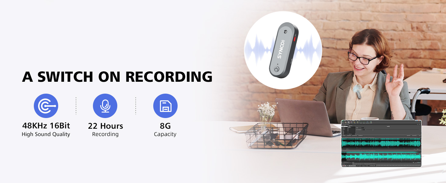 SYNCO G3 wireless lavalier microphone
