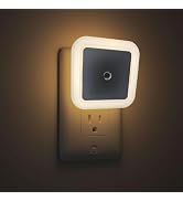 Gpmltring Brightness Sensor Night Light, Cordless LED Lamp, Wall Plug in Sconces for Corridor, St...