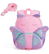 mommore Toddler Backpack for Girls 2-4, 3D Cartoon Cute Kids Backpack Water-Resistant Compact for...