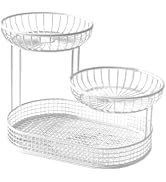 Bothyi Three Tiered Wire Basket Stand,Vegetables Storage Rack, Multi Tier Kitchen Countertop Rack...