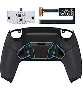 eXtremeRate Black Real Metal Buttons (RMB) Version RISE4 Remap Kit for PS5 Controller BDM-010 020...