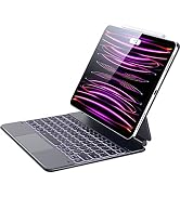 CHESONA Magnetic Keyboard Case for iPad Pro 12.9 2022, Multi-Touch Trackpad with 7 Color Backlit,...