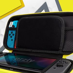 Orzly Protective travel Carrying Carry Case accessory for Nintendo Switch OLED console Accessories