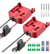 2 Packs Power Wheels Adapter for Milwaukee M18 Battery2 pp Adapter Power Wheels Battery Converter...